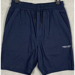 NEW Marshall Artist Shorts Mens Small Navy Blue Modern Tailoring Utility Casual
